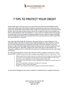 Protect your credit PDF